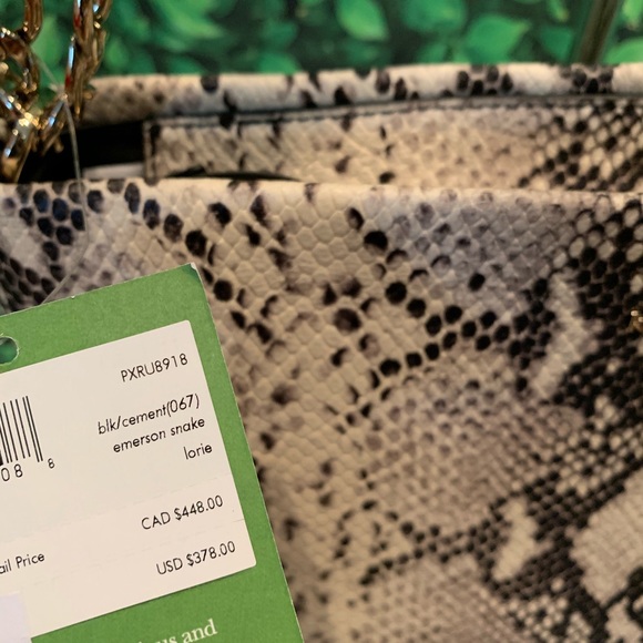 Kate Spade EMERSON SNAKE LORIE SHOULDER BAG - Picture 3 of 8